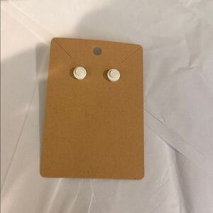 🧸5 for $15🧸Lego recycled white earrings